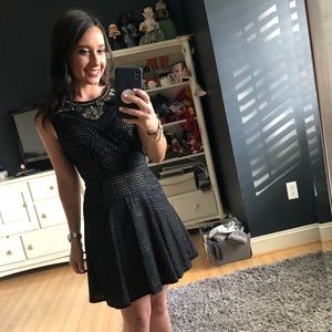 BCBG Size 0 Dress With Crystal Neck